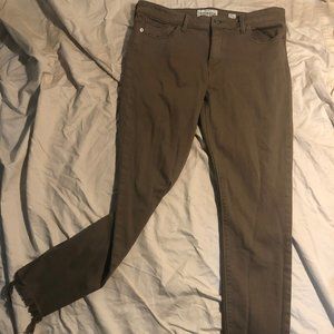Lucky Brand Ava Skinny Olive Jeans